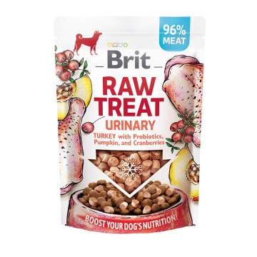 BRIT DOG RAW TREAT URINARY TURKEY 40GR