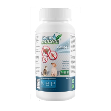 NATURAL BEST PRODUCTS MAX BIOCIDE ΑΝΤΙΠΑΡΑΣΙΤΙΚΗ ΠΟΥΔΡΑ ΓΙΑ ΣΚΥΛΟΥΣ & ΓΑΤΕΣ 100GR