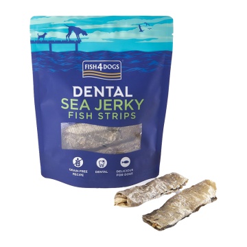 FISH4DOGS DENTAL SEA JERKY FISH STRIPS 100GR