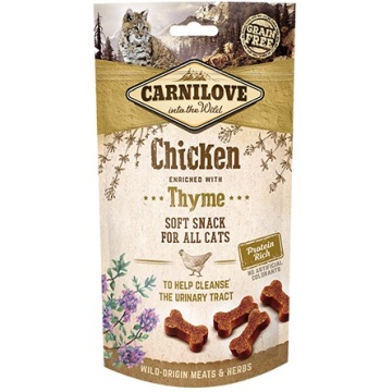 CARNILOVE SOFT CHICKEN WITH THYME 50GR