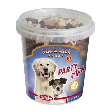 NOBBY STARSNACK PARTY MIX ΛΙΧΟΥΔΙΕΣ MIX ΚΟΥΒΑΔΑΚΙ 500GR