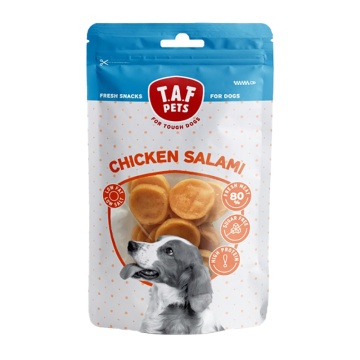 TAF PETS FRESH TREATS CHICKEN SALAMI ΛΙΧΟΥΔΙΕΣ ΜΕ ΚΟΤΟΠΟΥΛΟ 75GR