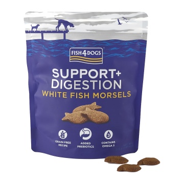 FISH4DOGS ADULT WHITE FISH MORCELS DIGESTION CARE 225GR