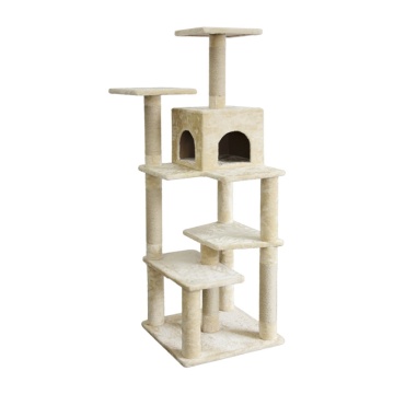 PAWISE ΟΝΥΧΟΔΡΟΜΙΟ CAT TREE WITH CAVE 65X55X162.5CM