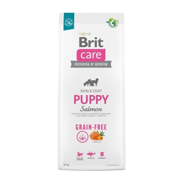 BRIT CARE GRAIN FREE DOG PUPPY SALMON 12KG