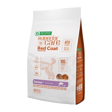 NATURE'S PROTECTION RED COAT SALMON GRAIN FREE JUNIOR MINI 10KG