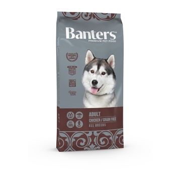 BANTERS ADULT GRAIN FREE CHICKEN & POTATO 15KG