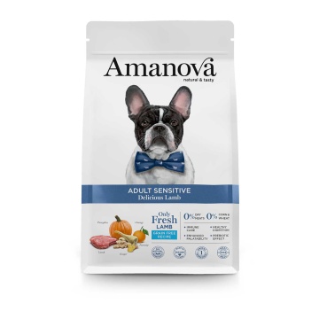 AMANOVA DOG ADULT SENSITIVE DELICIOUS LAMB 2KG GRAIN FREE