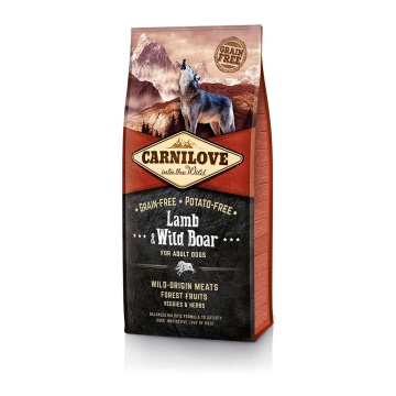CARNILOVE LAMB & WILD BOAR ADULT 4KG