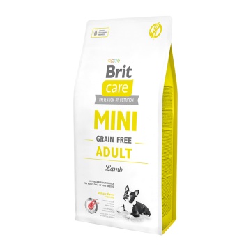 BRIT CARE MINI DOG ADULT GRAIN FREE LAMB 7KG
