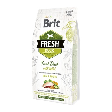 BRIT FRESH DUCK DOG ADULT RUN & WORK 12KG