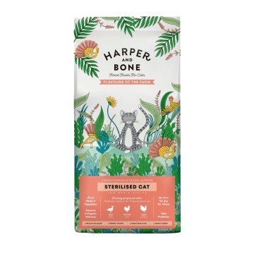 HARPER & BONE CAT STERILISED FLAVOURS FARM 2KG
