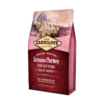 CARNILOVE KITTENS SALMON & TURKEY 6KG - HEALTHY GROWTH