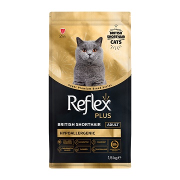 REFLEX PLUS BREED BRITISH SHORTHAIR ADULT HYPOALLERGENIC 1.5KG