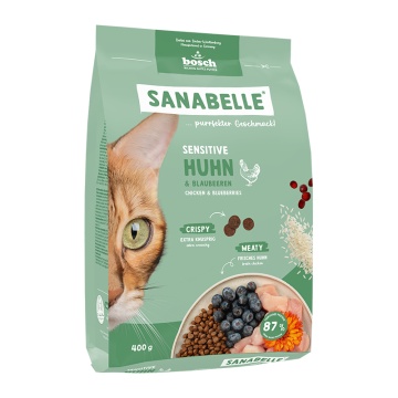 BOSCH SANABELLE CAT ADULT SENSITIVE CHICKEN 400GR