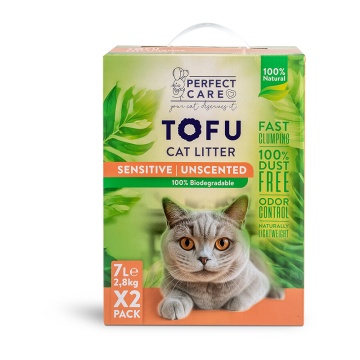 PERFECT CARE CAT LITTER TOFU SENSITIVE 2X7L