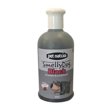 PET NATURA SMELLY DOG ΣΑΜΠΟΥΑΝ & ΜΑΛΑΚΤΙΚΟ BLACK 500ML