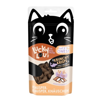 LUCKY LOU LUCKY ONES KRUNCHY KRISPS ΚΟΤΟΠΟΥΛΟ & ΣΟΛΟΜΟΣ 60GR
