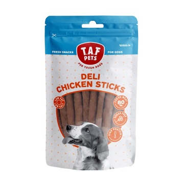 TAF PETS FRESH TREATS DELI CHICKEN STICKS 75GR