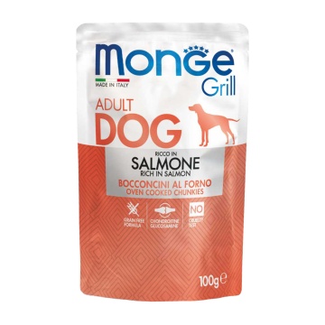 MONGE GRILL DOG RICH IN SALMON 100GR