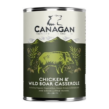 CANAGAN CAN - CHICKEN & WILD BOAR CASSEROLE FOR DOGS 400GR