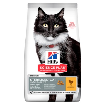 Hill's Science Plan Cat Mature Adult Sterilised με Κοτόπουλο 3kg