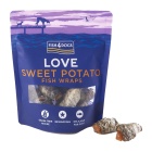 FISH4DOGS LOVE SWEET POTATO FISH WRAPS 100GR
