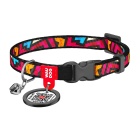 WAU DOG ΚΟΛΑΡΟ - ΠΕΡΙΛΑΙΜΙΟ ΓΑΤΑΣ GRAFFITI ΜΕ SMART ID 20-30CM