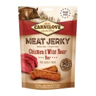 CARNILOVE SNACK JERKY CHICKEN & WILD BOAR BAR 100GR