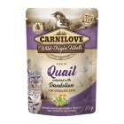CARNILOVE CAT ΦΑΚΕΛΑΚΙ QUAIL ENRICHED WITH DANDELION 85GR