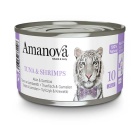 AMANOVA CAT TUNA & SHRIMPS JELLY 70GR