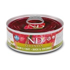 N&D QUINOA GRAIN FREE SKIN & COAT DUCK 80GR