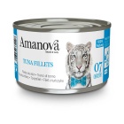 AMANOVA CAT TUNA FILLETS BROTH 70GR
