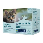 BOZITA MULTIBOX FISH & MEAT MENU ΣΕ ΣΑΛΤΣΑ 12X85GR