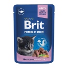 BRIT PREMIUM KITTEN POUCH WHITE FISH 100GR