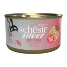 SCHESIR CAT SILVER POUCH MOUSSE & SHREADS ΚΟΤΟΠΟΥΛΟ ΜΕ ΠΑΠΙΑ 80GR