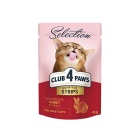 CLUB 4 PAWS SELECTION ADULT STRIPS RABBIT GRAVY 85GR