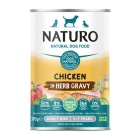 NATURO ADULT GRAIN FREE CHICKEN IN HERB GRAVY 390GR