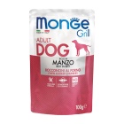 MONGE GRILL DOG RICH IN BEEF 100GR