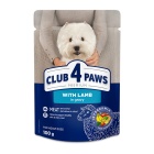 CLUB 4 PAWS ADULT SMALL BREEDS LAMB IN GRAVY 100GR