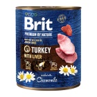 BRIT PREMIUM BY NATURE PUPPY CANS TURKEY WITH LIVER 800GR
