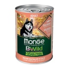 MONGE BWILD GRAIN FREE SALMON WITH PUMPKIN & ZUCCHINI 400GR