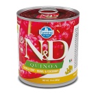 N&D QUINOA GRAIN FREE SKIN & COAT QUAIL 285GR