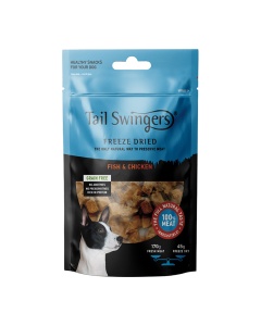 TAIL SWINGERS ΛΙΧΟΥΔΙΕΣ FREEZE DRIED ΨΑΡΙ & ΚΟΤΟΠΟΥΛΟ 45GR