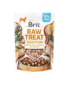BRIT DOG RAW TREAT DIGESTION CHICKEN 40GR