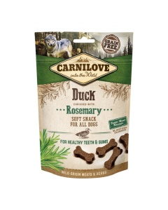 CARNILOVE SNACK SOFT DUCK & ROSEMARY 200GR