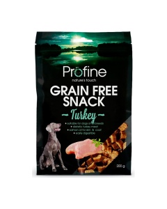 PROFINE DOG GRAIN FREE SNACK TURKEY 200GR