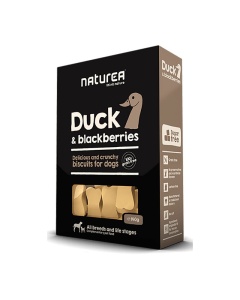 NATUREA BISCUITS DUCK & BLACKBERRIES 140GR