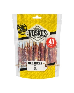 VOSKES STICKS RAWHIDE WITH DUCK 40TEM 400GR