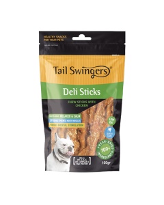 TAIL SWINGERS STICKS RAWHIDE ΜΕ ΚΟΤΟΠΟΥΛΟ 100GR